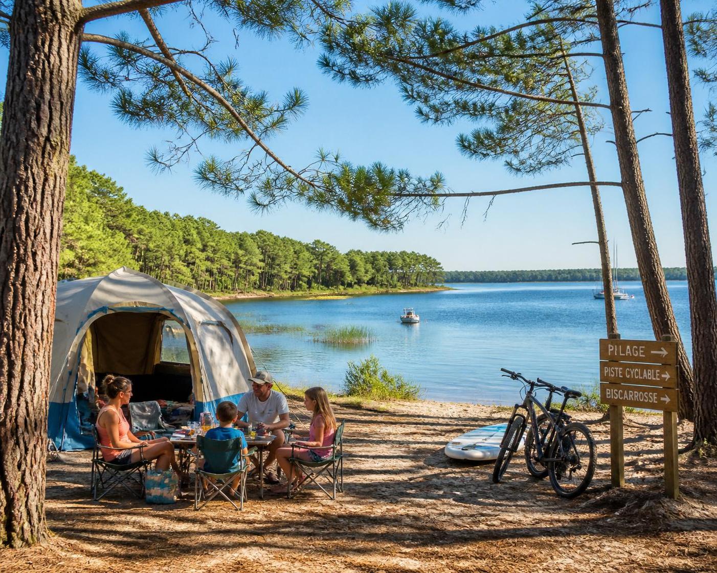 découvrez les meilleurs campings autour du lac de biscarrosse pour un séjour nature réussi alliant détente, activités en plein air et cadre naturel exceptionnel.