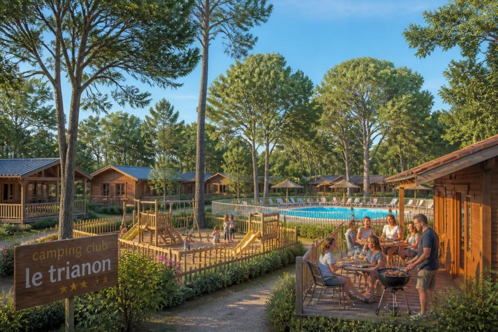 découvrez le camping club le trianon, le village vacances idéal pour des vacances en famille réussies, avec des activités pour tous, des hébergements confortables et une ambiance conviviale.