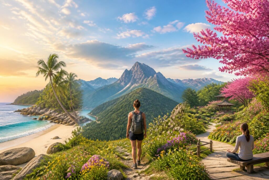 découvrez les meilleures destinations pour un voyage ressourçant au printemps 2026 et profitez d'une escapade revitalisante alliant nature, sérénité et découvertes.