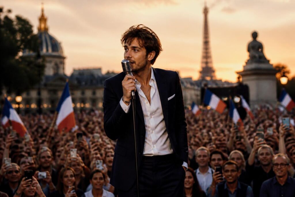 découvrez pourquoi le charme unique du chanteur anglais continue de captiver et séduire le public français sur toutes les scènes.