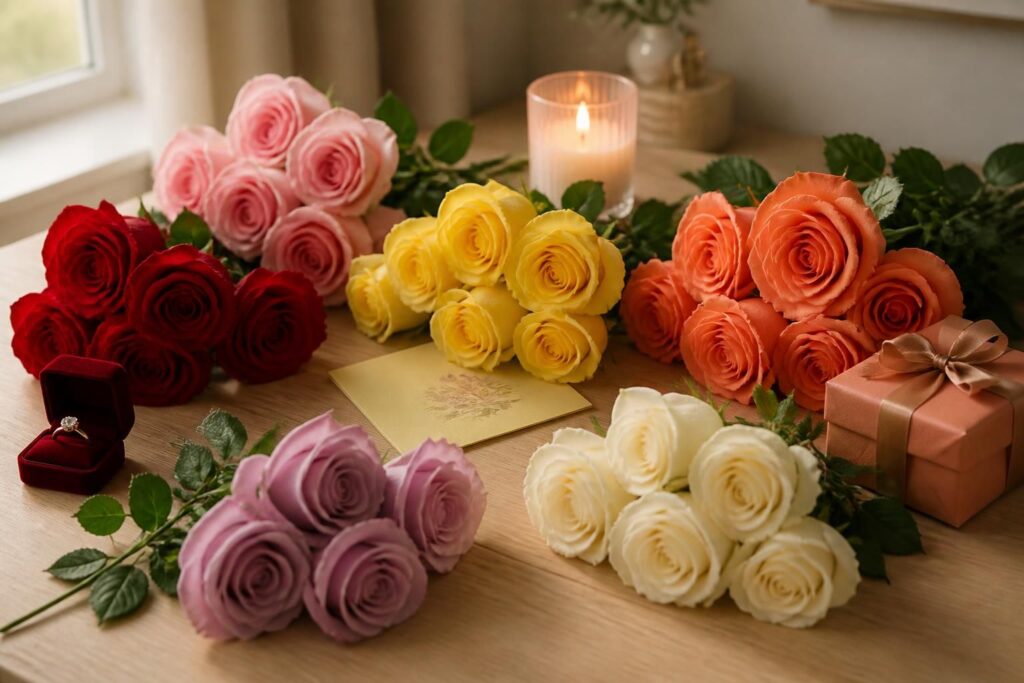 découvrez comment choisir la teinte idéale de rose pour chaque occasion, afin d'exprimer parfaitement vos émotions et sublimer vos moments précieux.