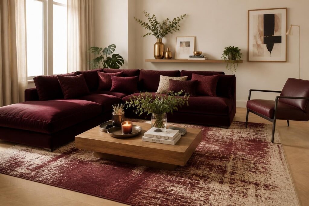 découvrez comment intégrer la couleur bordeaux dans votre intérieur pour apporter chaleur et élégance. nos conseils stylés pour un décor chaleureux et raffiné.