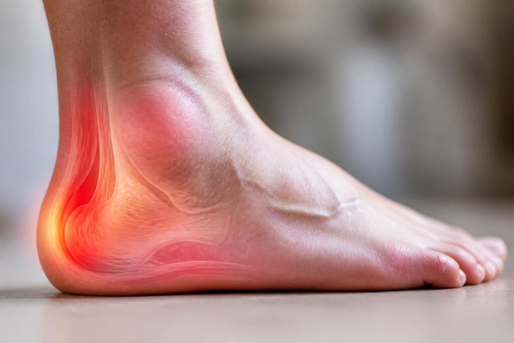 découvrez comment reconnaître les signes de la bursite du pied pour prévenir la douleur chronique et améliorer votre qualité de vie.
