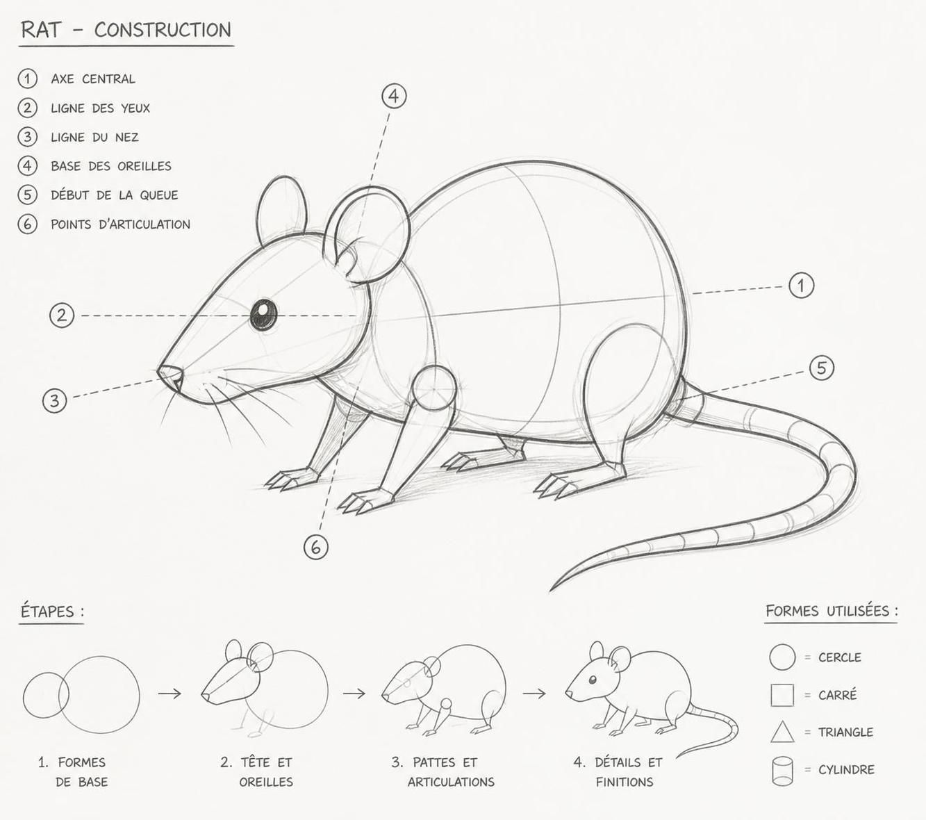 découvrez des astuces simples et efficaces pour apprendre à dessiner un rat facilement et réussir vos croquis avec ce guide étape par étape.