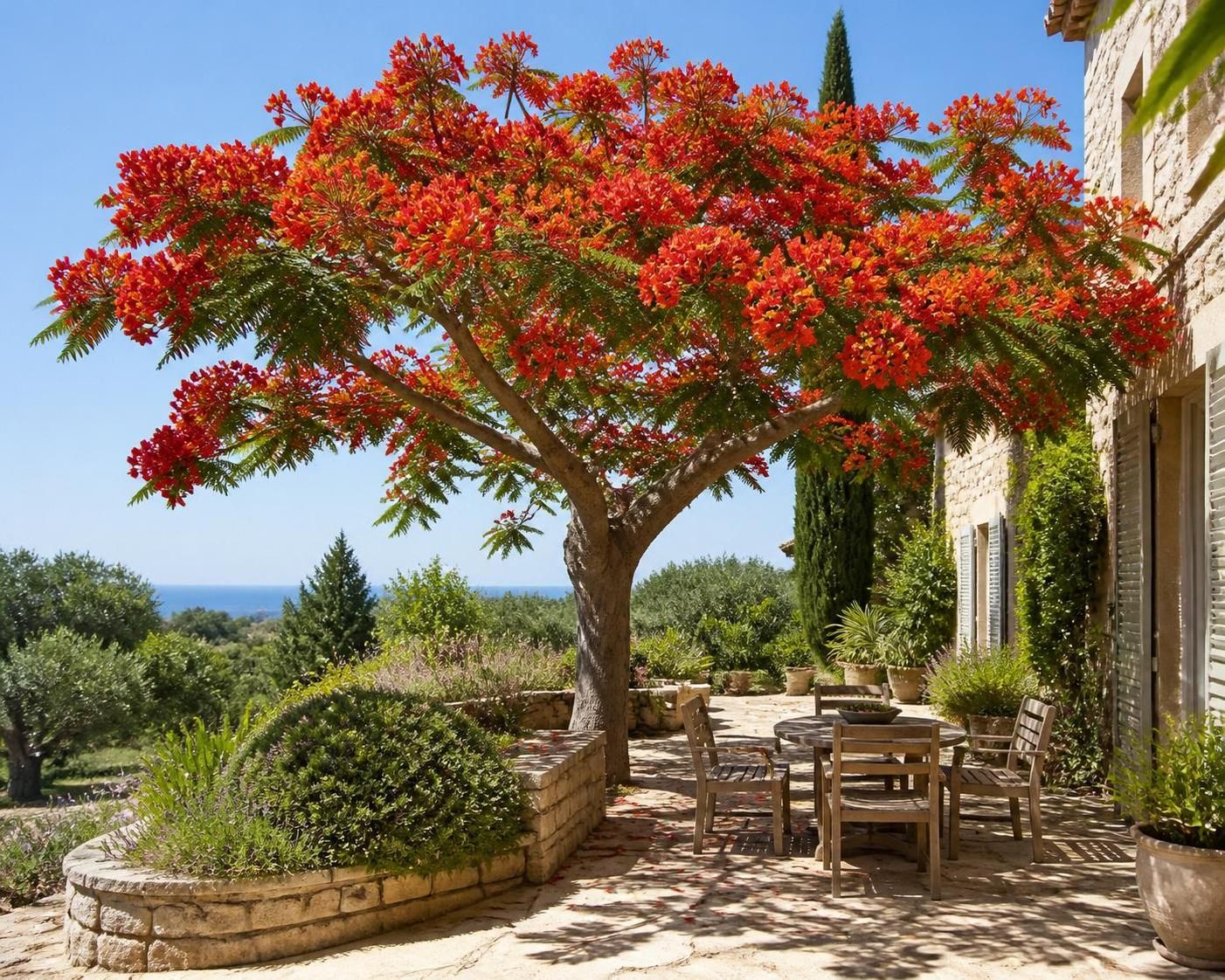 découvrez comment le delonix regia, l'arbre flamboyant, apporte une explosion de couleurs et de vie à votre jardin, transformant votre espace extérieur en un véritable spectacle naturel.