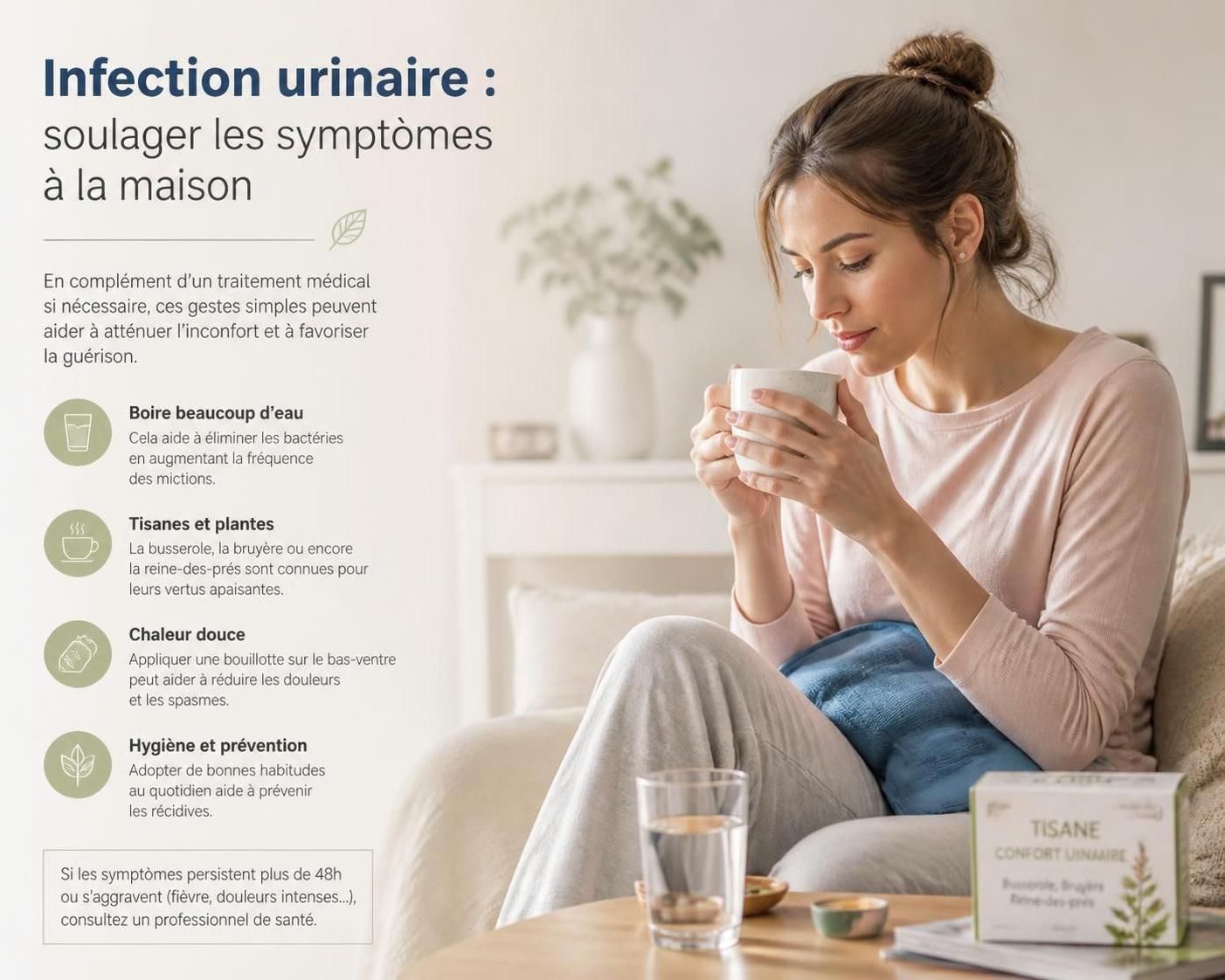 découvrez des remèdes rapides et efficaces pour soulager la douleur d'une infection urinaire. conseils pratiques et solutions naturelles pour un soulagement immédiat.
