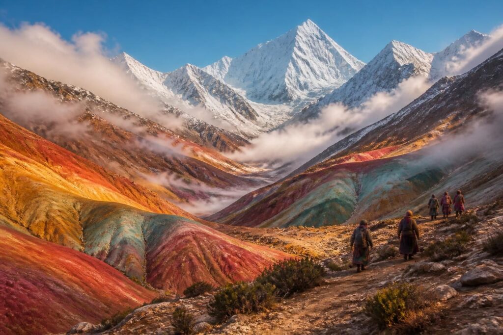 découvrez les mystères et légendes fascinants de la vallée rainbow au mt everest, un lieu unique où les couleurs vibrantes racontent une histoire exceptionnelle.