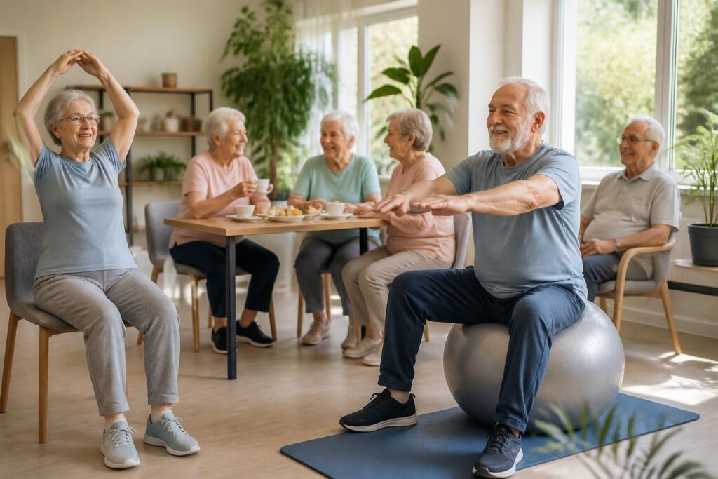 découvrez notre atelier bien-être spécialement conçu pour les personnes âgées, avec des activités adaptées favorisant la santé, la détente et le maintien de l'autonomie.