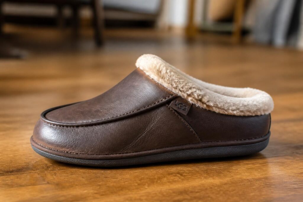 découvrez nos chaussons homme en cuir alliant luxe et confort pour garder vos pieds bien au chaud toute la journée.