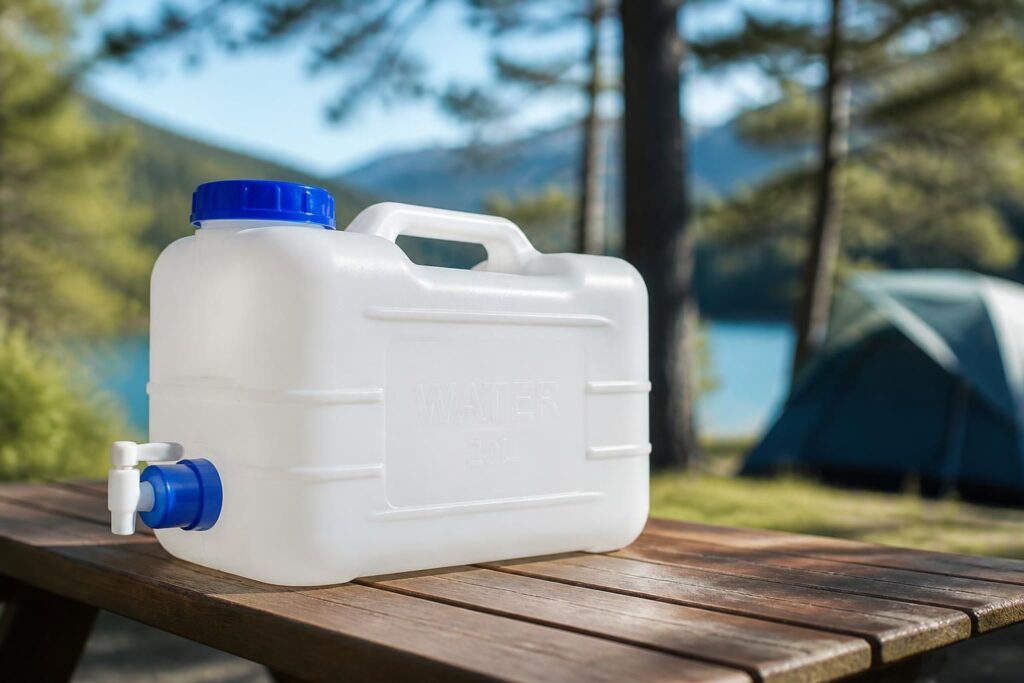 découvrez comment choisir un jerrican pour eau potable sûr et pratique, avec un robinet intégré pour une utilisation facile et hygiénique.